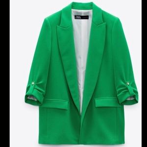 Zara Green Blazer NEW*